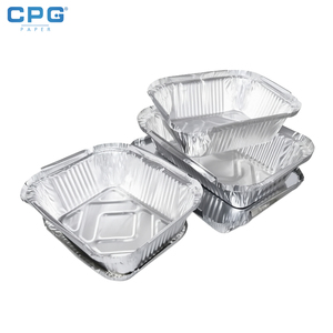 Custom Aluminum Foil Containers Multiple Shapes Capacities Private Label Retail Packaging Foil Food Containers - Product Image 1
