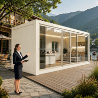Conteneur habitable 20 pieds, direct usine, personnalisable, respirant, en kit, pour maison, bureau, mini-maison, gîte, hôtel
