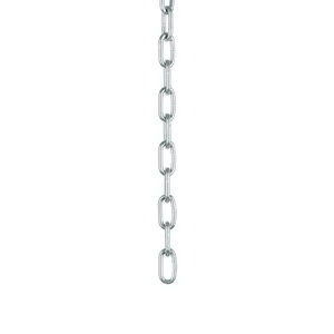 65 unità di 3/16 \ "catena zincata in acciaio al carbonio in plastica lega di ferro acciaio-scatolato in una forte tecnologia saldata - Product Image 1