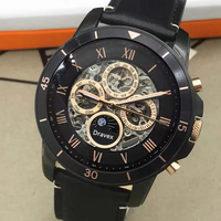 Montre automatique mécanique de luxe pour homme de marque haut de gamme, trois aiguilles, pointeur lumineux, étanche, montre en cuir de luxe FS