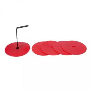 Dayanıklı yumuşak futbol futbol eğitimi çeviklik işaretleyici düz disk konileri - Product Image 3