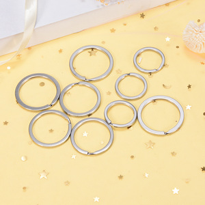 Metal <b>Key</b> <b>Chain</b> Round Chrome Plated Hard Wearing <b>Key</b> Ring For Everyday Use - Product Image 4
