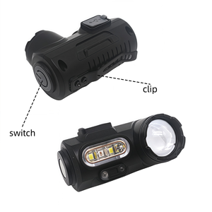 Linterna frontal LED 3 <span class=keywords><strong>en</strong></span> 1 recargable y desmontable con imán y sensor <span class=keywords><strong>de</strong></span> movimiento con clip para trabajo al aire libre, camping y reparaciones - Product Image 2