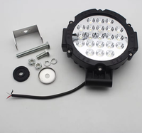 7 pouces 63W 12V Led travail lumière Spot faisceau tout-terrain camion rond brouillard conduite lampe rouge Luz De Trabajo De 7pulgadas De 63W Led