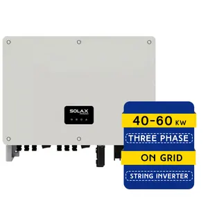 Best Seller Solax X3 Mega G2 40Kw 50Kw 60Kw Pure Sine Wave Inverter Grid Tie 3 Phase Solar Inverter With solar charge controller
