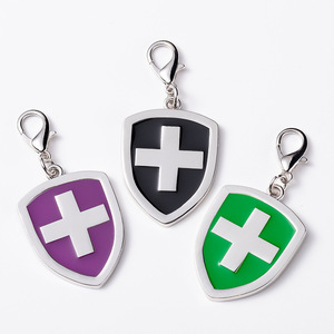 Etiqueta de perro de aleación de Zinc cruzada creativa, suministros para mascotas, etiqueta colgante, forma de escudo de Metal para gatos, etiqueta de identidad para mascotas, puede logotipo DIY - Product Image 1