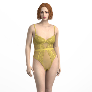 Bodysuit renda tanpa jahitan dapat bernafas wanita Lingerie pembentuk panas untuk dewasa