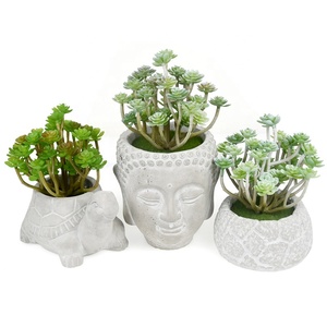 All'ingrosso della fabbrica di Alta Qualità di plastica pianta 34 testa <span class=keywords><strong>succulente</strong></span> per la decorazione vaso di fiori - Product Image 2
