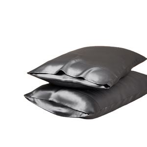 Vente en gros de luxe 19 <span class=keywords><strong>momi</strong></span> taie d'oreiller en soie double face 100 soie de mûrier couleur unie taie d'oreiller enveloppe en soie - Product Image 1