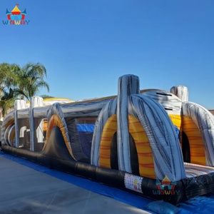 Customized Color Commercial Grade <b>Inflatable</b> Obstacle Course-12.9x3.7m 3-Year Warranty Party Rentals - Product Image 3