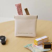 Pochette à lèvres miniature en cuir imperméable de luxe personnalisée, trousse de toilette de voyage en PU, sac à cosmétiques