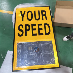 لافتة رادار للكشف عن السرعة في الوقت الفعلي للطرق السريعة، لافتة حد السرعة للسيارات، لافتة تخفيف السرعة - Product Image 3