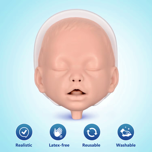 Child Airway ManageTrainer with Base Infant Intubation Manikin Head for Neonatal Airway <strong>Management</strong> Simulation EMS <strong>Training</strong> Model - Product Image 4