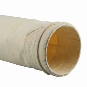 Bolsa de filtro de polvo de gran oferta, resistente a altas temperaturas, aguja de fibra de vidrio industrial, bolsa de filtro de recolección de polvo de fieltro, gran oferta del