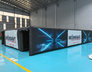 Laberinto inflable de laberinto para Halloween, casa de caza inflable escalofriante, laberinto para eventos comerciales, gran oferta - Product Image 2