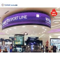 Pantalla LED Curva de Esquina Canbest P2.5 P4, Pantalla LED a Todo Color, Video Wall LED