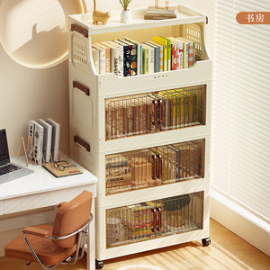 Armario de Almacenamiento Plegable Multicapa Apilable con Ruedas para Organización de Dormitorio, Cocina y Baño - Product Image 4