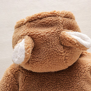 Manteau d'hiver chaud et épais pour filles, avec oreilles de lapin mignonnes, multicolore, de la fabrique Huzhou Zhili - Product Image 5