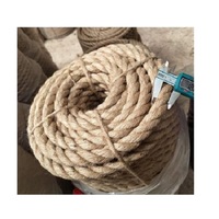 Corde torsadée en jute et sisal de haute qualité 5-60 mm, longueur personnalisée 6 mm, service OEM, logo personnalisé, modèle EDGE002, emballage client