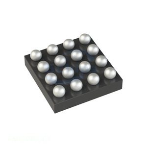 FAN5910UCX 16 UFBGA, WLCSP, Circuito Integrado de Gestión de Energía (PMIC), Chip IC en Stock, Circuito Integrado, Convertidor Reductor de Voltaje, 16WLCSP - Product Image 1