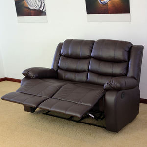 Canapé-lit carré 2 <span class=keywords><strong>places</strong></span> personnalisé en cuir PU <span class=keywords><strong>noir</strong></span> avec fonction massage et structure gonflable pour salon moderne - Product Image 2