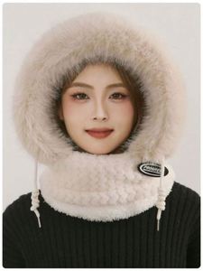 Winter Woman Neck Integrated Lei Feng Ear Protection Windproof Warm Thickened Bike Outdoor Casual Head <b>Hat</b> - Product Image 3