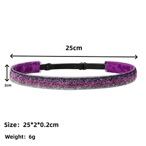 Diadema Deportiva Brillante IFOND con Diseño Antideslizante y Ligero para Mujeres, Ideal para Yoga, Fitness y Deportes al Aire Libre - Product Image 3