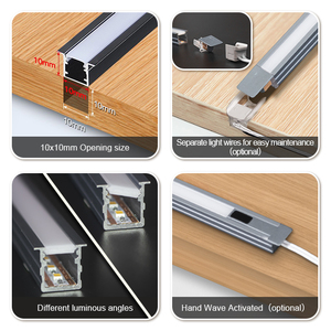 Incasso in alluminio <span class=keywords><strong>Led</strong></span> <span class=keywords><strong>profilo</strong></span> 12v filo <span class=keywords><strong>Led</strong></span> luce cucina sotto <span class=keywords><strong>Led</strong></span> armadio armadio armadio luce <span class=keywords><strong>Led</strong></span> Bar <span class=keywords><strong>per</strong></span> cucina - Product Image 4