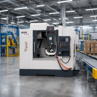 Centre d'usinage CNC 5 axes haute précision avec magazine d'outils 24T et guides linéaires automatiques – Nouveau modèle