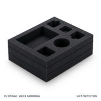 Insert en mousse EPE/EVA/IXPE personnalisé, écologique, étanche, pour boîte à outils, découpe CNC de précision, antichoc, antistatique, plateau d'ombrage