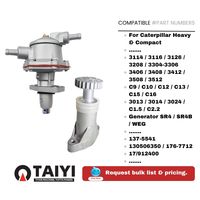 Pompe de relevage de carburant pour Caterpillar 3114 3116 3126 3013 3024 C9 C15, excavatrice, chargeuse sur pneus, générateur, MOQ 10 pièces