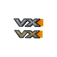 Emblèmes autocollants de haute qualité Chrome Gold VXR GXR 4WD pour Toyota Land Cruiser séries 70 et 80 LC70 LC80