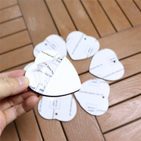 Ornements en forme de cœur pour la Saint-Valentin, MDFSUB 2026, MDF double face, blanc brillant, sublimation, 70x75mm, décoration intérieure pour la maison et les fêtes