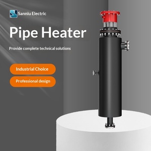Chauffe-tuyau industriel antidéflagrant pour liquides circulants, chauffe-eau auxiliaire haute température 800°C, horizontal/vertical, à <span class=keywords><strong>gaz</strong></span> - Product Image 3