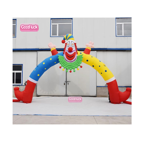 Arco Inflable Publicitario Navideño con Diseño <span class=keywords><strong>de</strong></span> Payaso <span class=keywords><strong>de</strong></span> Circo, Decoración Festiva para Entrada <span class=keywords><strong>de</strong></span> Eventos y Celebraciones - Product Image 2