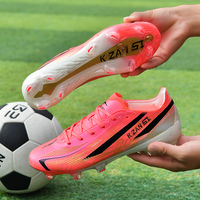 Chaussures de football professionnelles pour hommes, crampons de football pour terrain gazonné, crampons de sport pour terrain ferme, chaussures d'entraînement à crampons FG TF