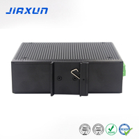 Switch PoE de Red de 8 Puertos 100/1000Mbps, Switch Fast Ethernet PoE+ No Administrado, Montaje en Riel DIN, DC 48V~55V