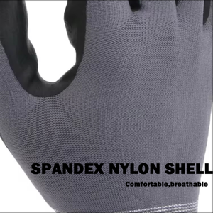 Gants de travail à prix abordable, en nylon et spandex, avec revêtement en nitrile sablé, haute dextérité pour travaux de précision - Product Image 3