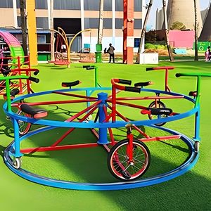 Équipement de terrain de jeu en bois non motorisé pour la maternelle, poutre d'équilibre et parcours d'obstacles - Product Image 2