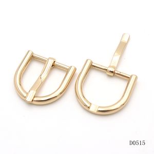 Boucle en métal robuste pour sac, accessoires, doré clair galvanisé, boucle en D ronde en métal de 16 mm pour sangle - Product Image 3