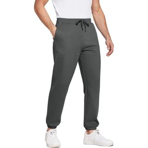 FOXA <b>Men's</b> Fleece Sweatpants <b>Cuffed</b> <b>Joggers</b> Warm Cotton Baggy Pants With Elastic Waist Breathable Design - Product Image 6