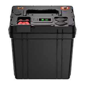 Batterie au lithium 12V 50Ah rechargeable au phosphate de fer avec BMS intégré pour caravane, marine, solaire - Product Image 1