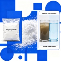 Poliacrilamida de Alta Pureza (PAM), Coagulante y Floculante Sintético para Deshidratación de Residuos Minerales y Tratamiento de Aguas Residuales