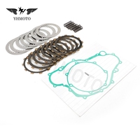 Pour YAMAHA YFZ450 YFZ450V YFZ 450 V ATV Quad Parts acier séparateur Friction disque d'entraînement plaques moteur ressorts joint embrayage Kit