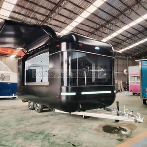 Camion de chariots de nourriture et de remorques de nourriture entièrement équipé d'une rôtissoire de poulet à gaz de cuisine entièrement rotative - Product Image 3