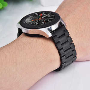 Correa de reloj de metal de acero inoxidable sólido de negocios de 20mm y 22mm para correas de reloj <span class=keywords><strong>Samsung</strong></span> Correa de reloj universal - Product Image 6