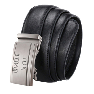 Cinturón de piel de vaca para hombre de negocios de diseñador de calidad superior con logotipo personalizado Cinturón de piel auténtica automático para hombre - Product Image 1