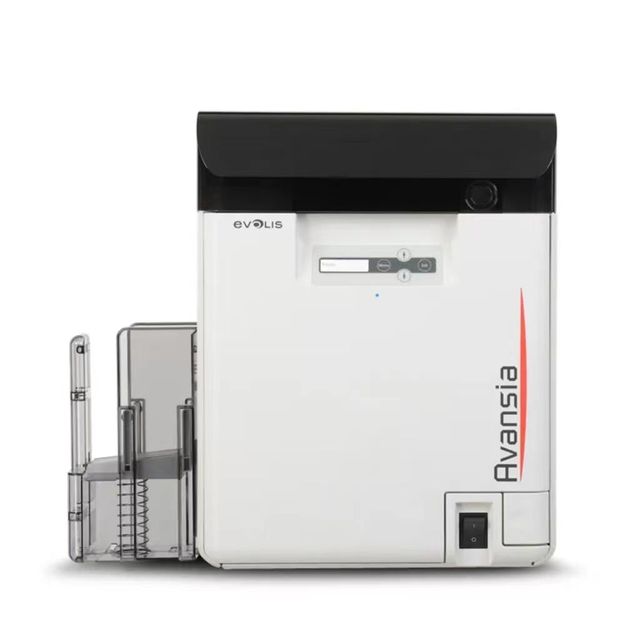 Certificated Evolis 600Dpi Retransfer ID Card Printer Avansia Hologram Available Plastic PVC Machine Printing Color Ribbon