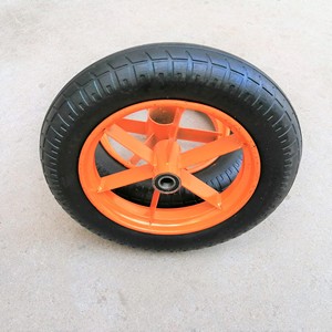 wholesale 8in inflatable rubber <b>replacement</b> <b>wheel</b> industrial hand truck cargo transport wheelbarrow tire - Product Image 6
