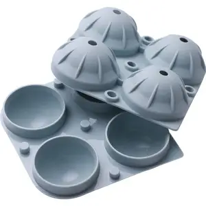 Moules à glaçons en Silicone respectueux de l'environnement, accessoires de cuisine, gadget, pour boule de glace, en Gel de silice, de qualité alimentaire, 2021